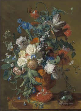  Huysum Painting - Flowers in an Urn Jan van Huysum